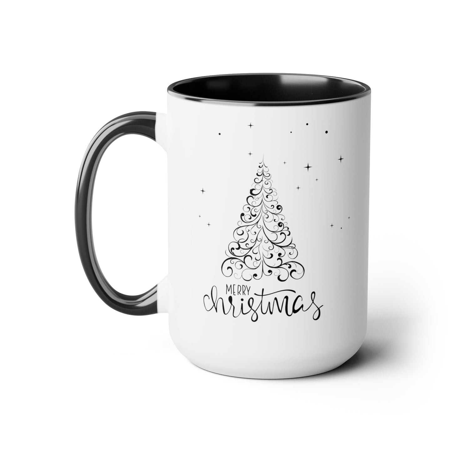 Merry Christmas Two-Tone Mug