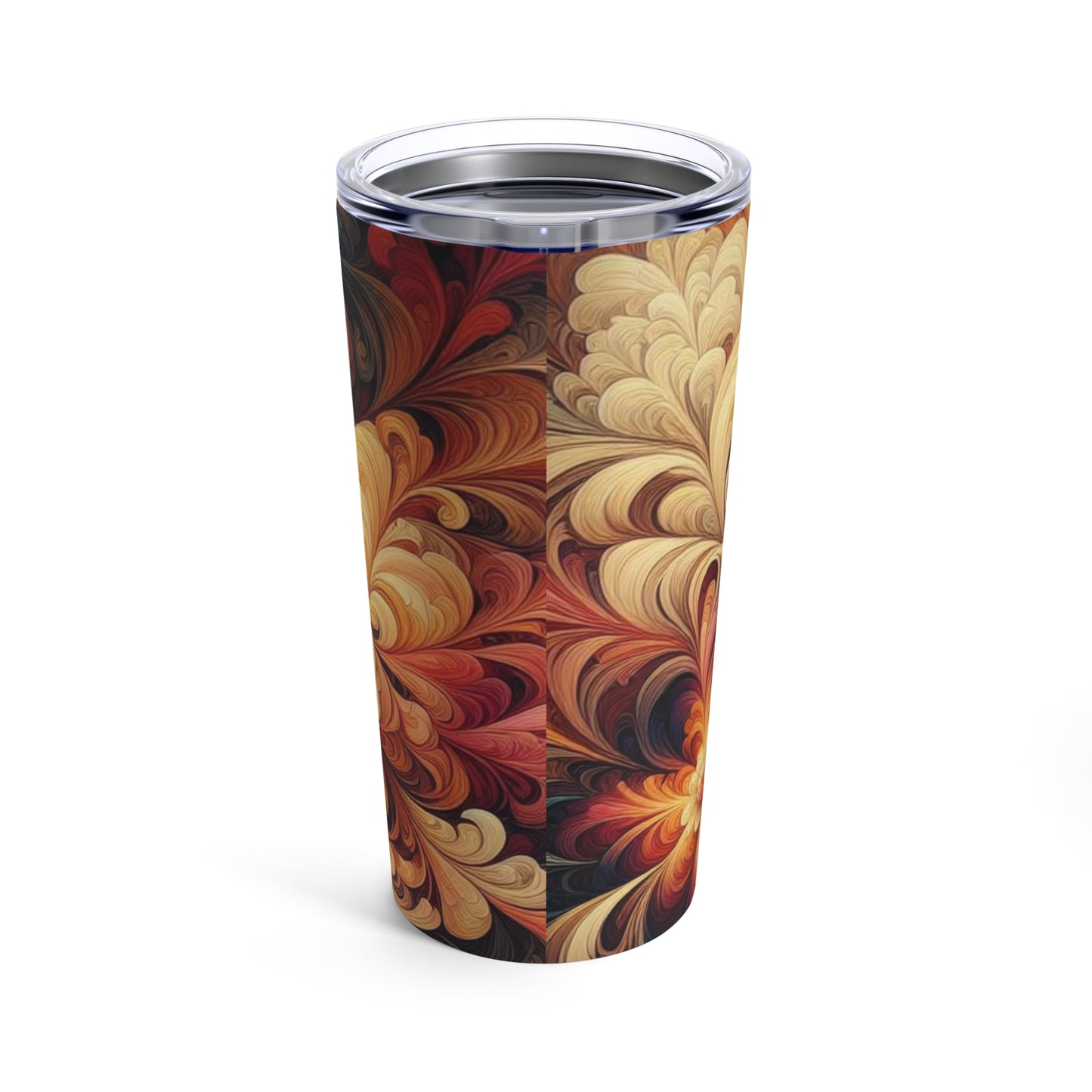 Lovers Kiss with Flowers Tumbler