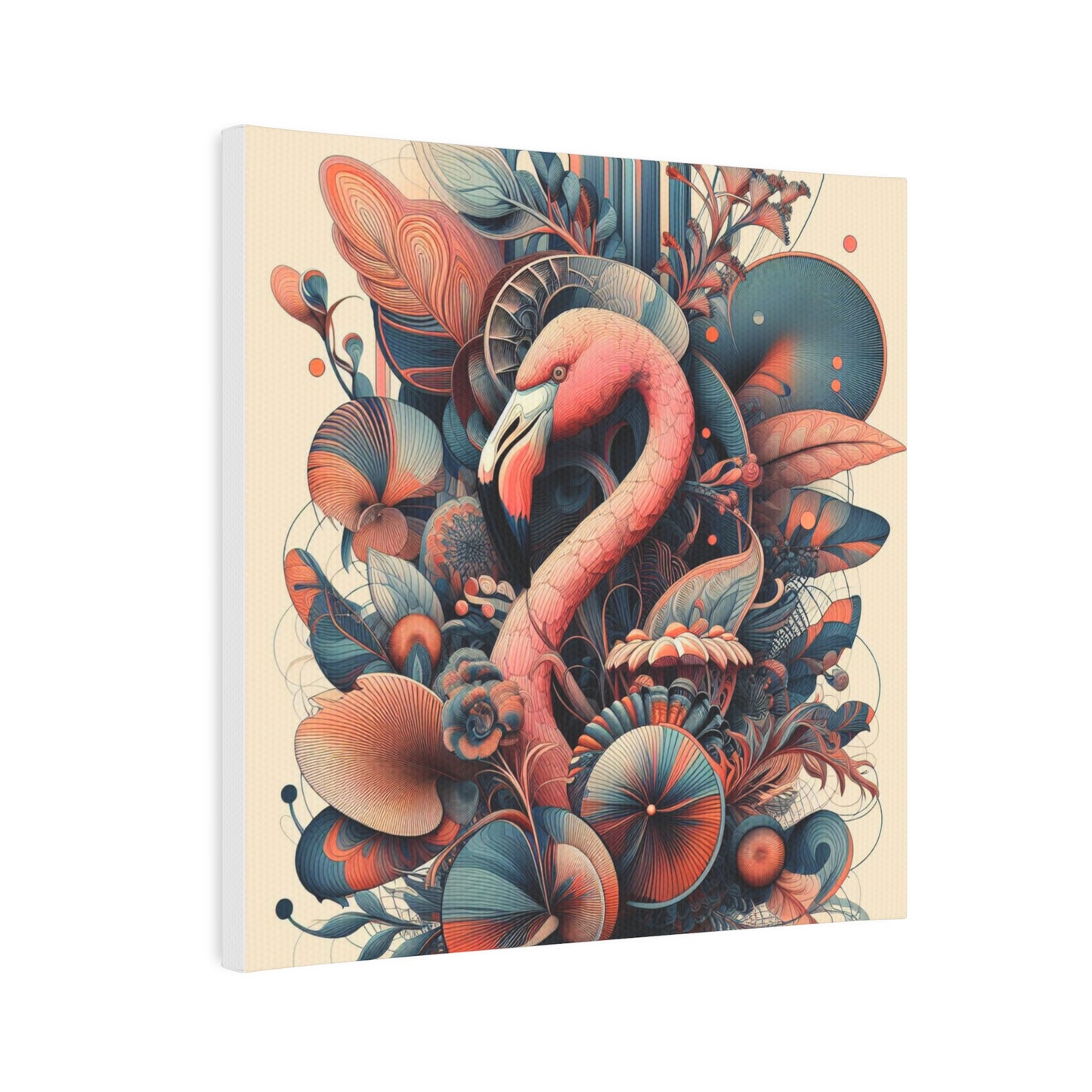 Tropical Flamingo Pastel Poster