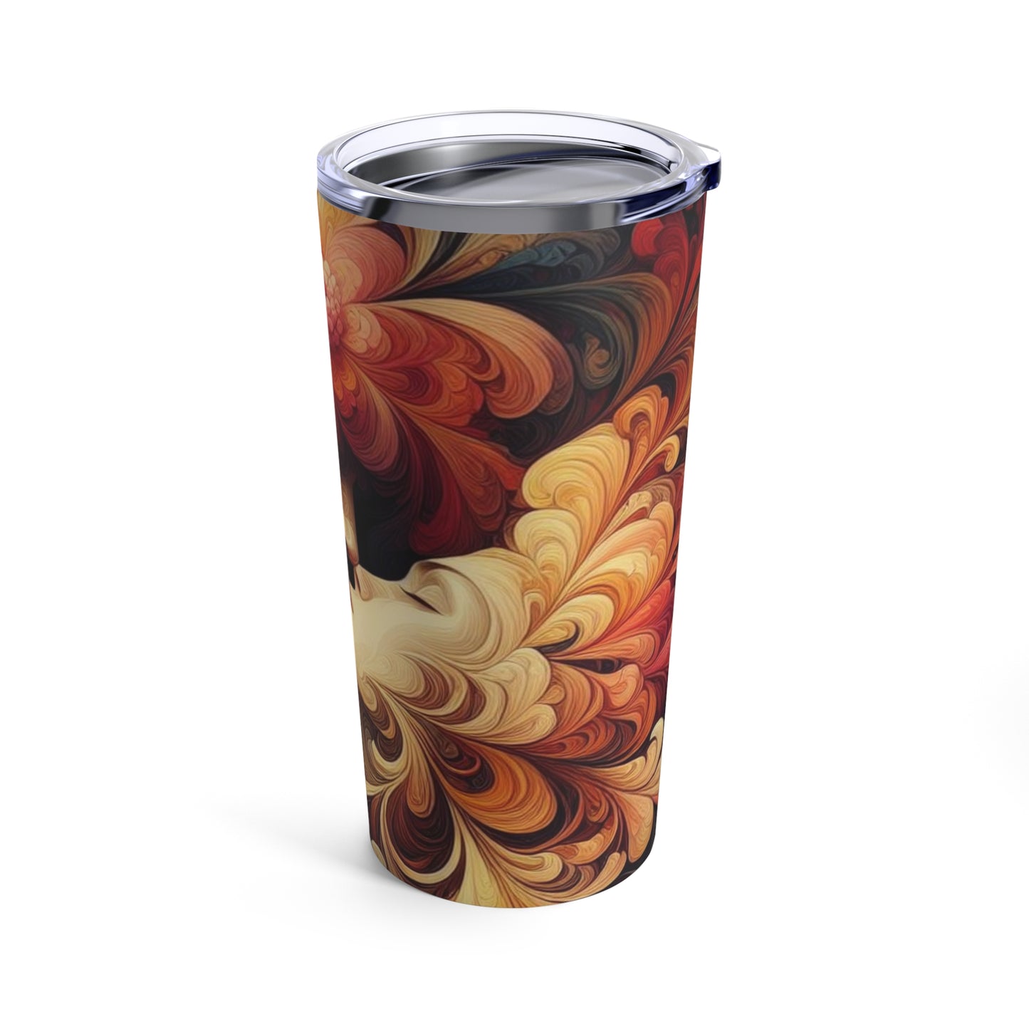 Lovers Kiss with Flowers Tumbler