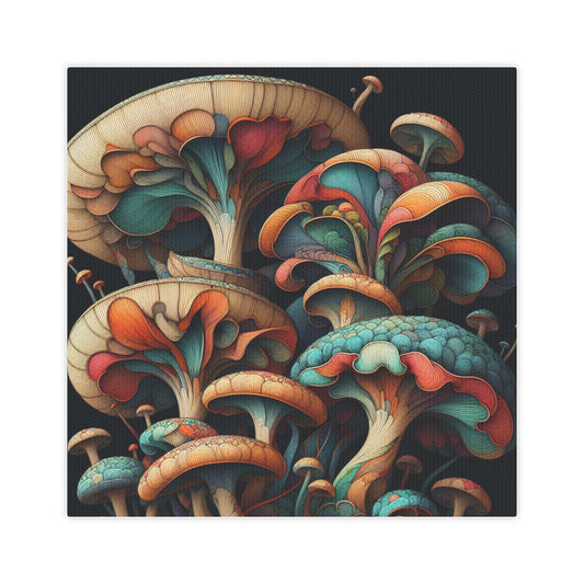 Fantastic Mushroom Canvas Poster