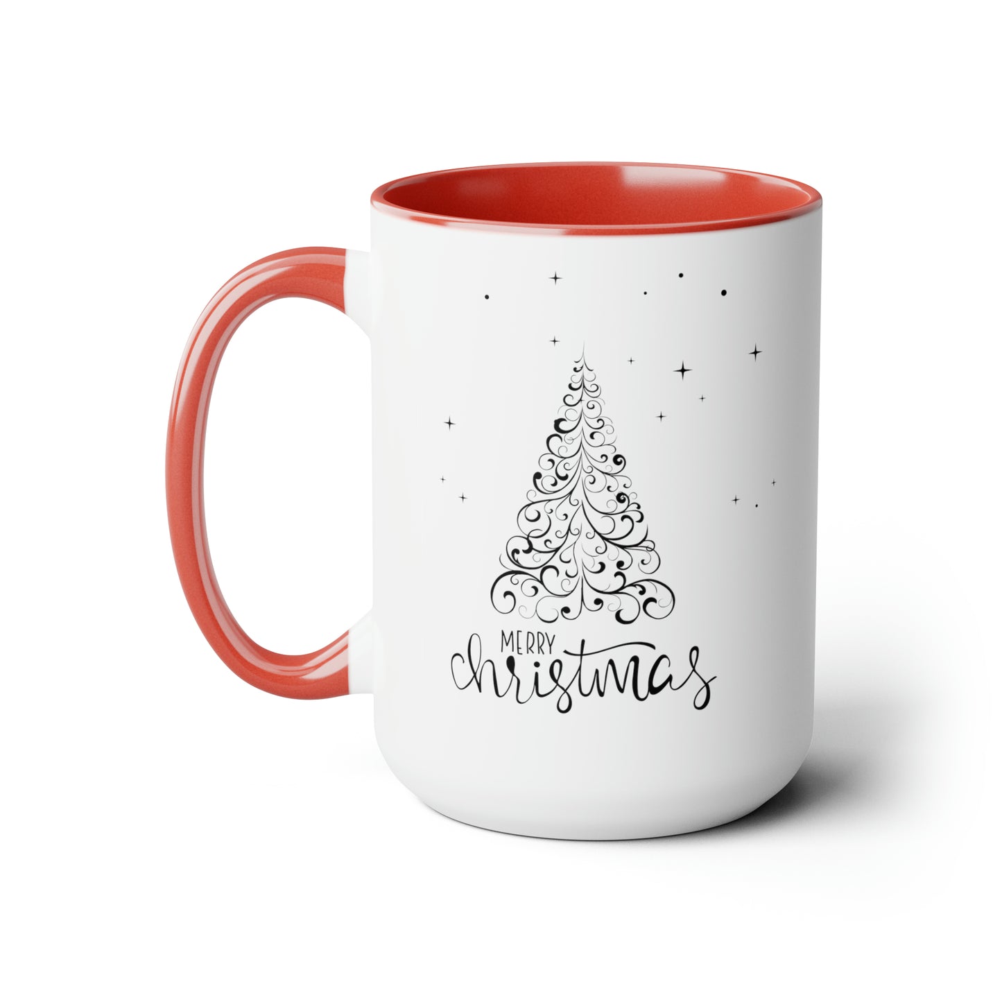 Merry Christmas Two-Tone Mug