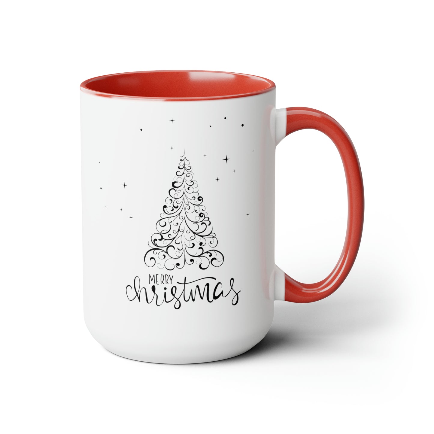 Merry Christmas Two-Tone Mug