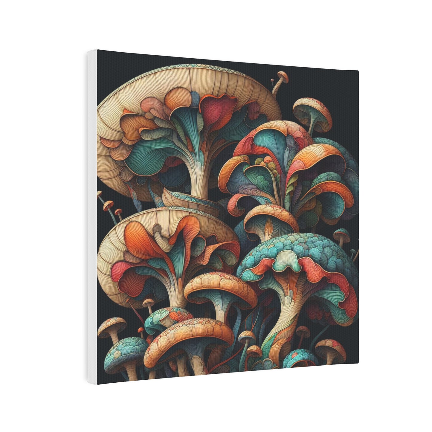 Fantastic Mushroom Canvas Poster