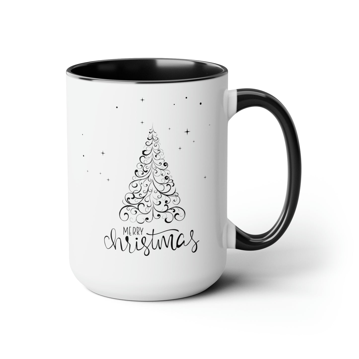 Merry Christmas Two-Tone Mug