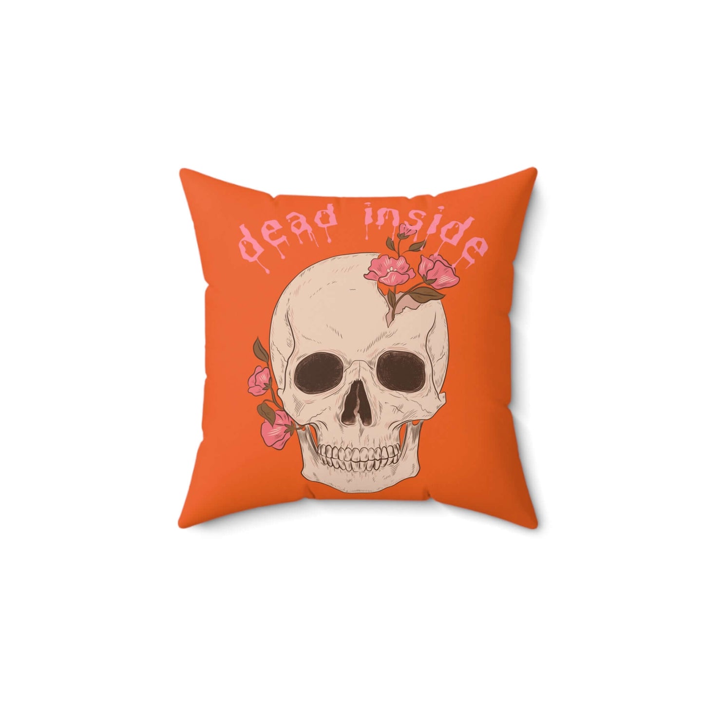 Spooky Halloween Pillow (Orange)