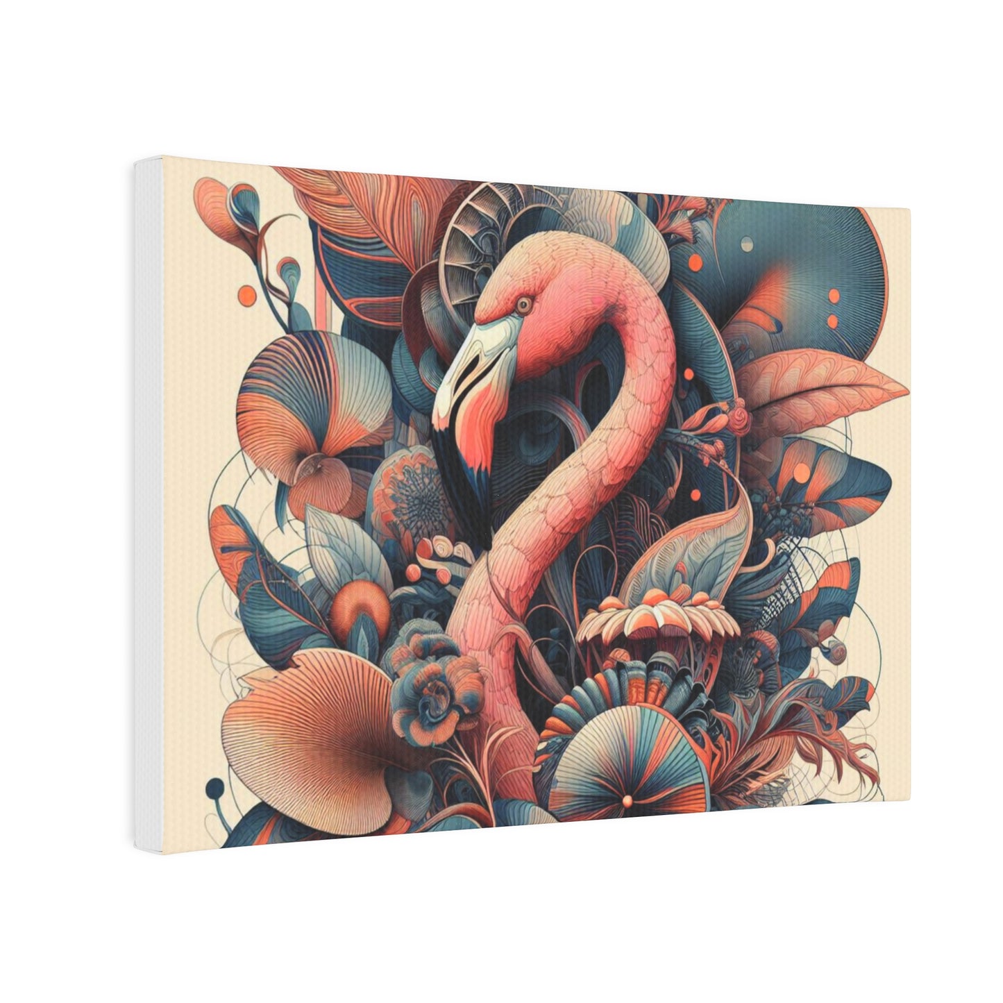 Tropical Flamingo Pastel Poster