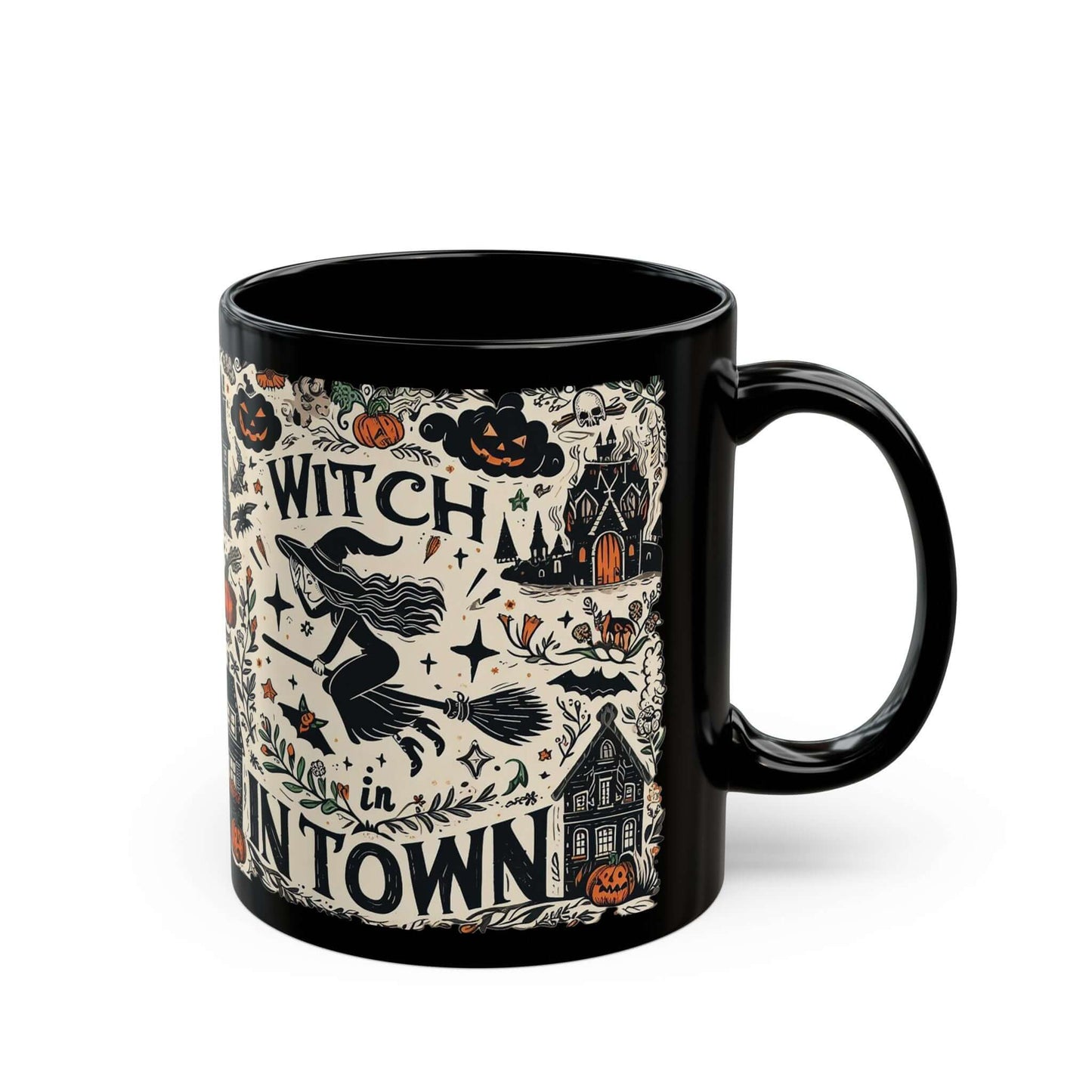 Witch in Town Mug