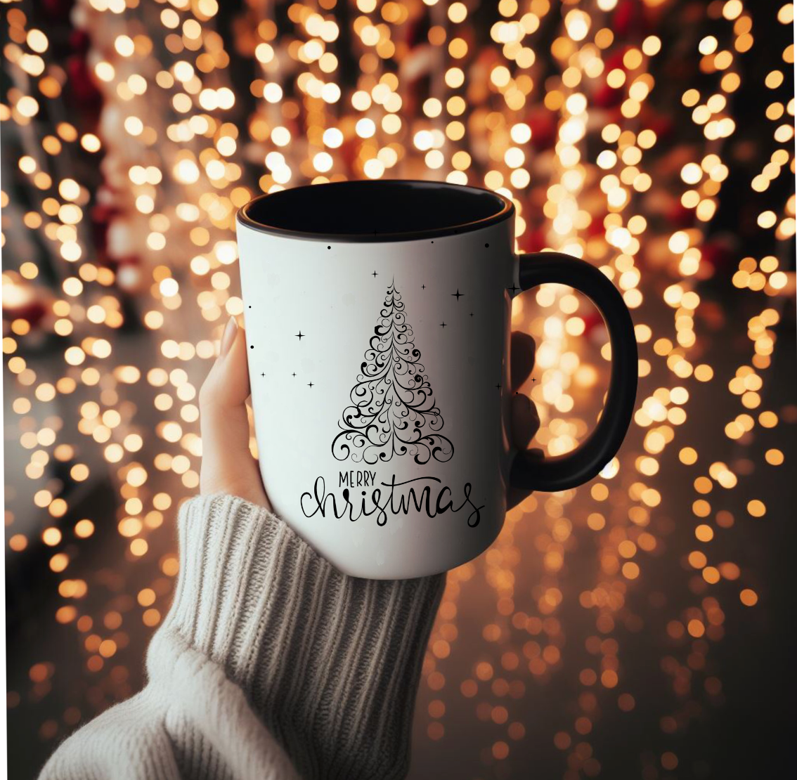 Here is a Christmas soul, merry christmas you all! You can sip your coffee from your christmas tree coffee mug