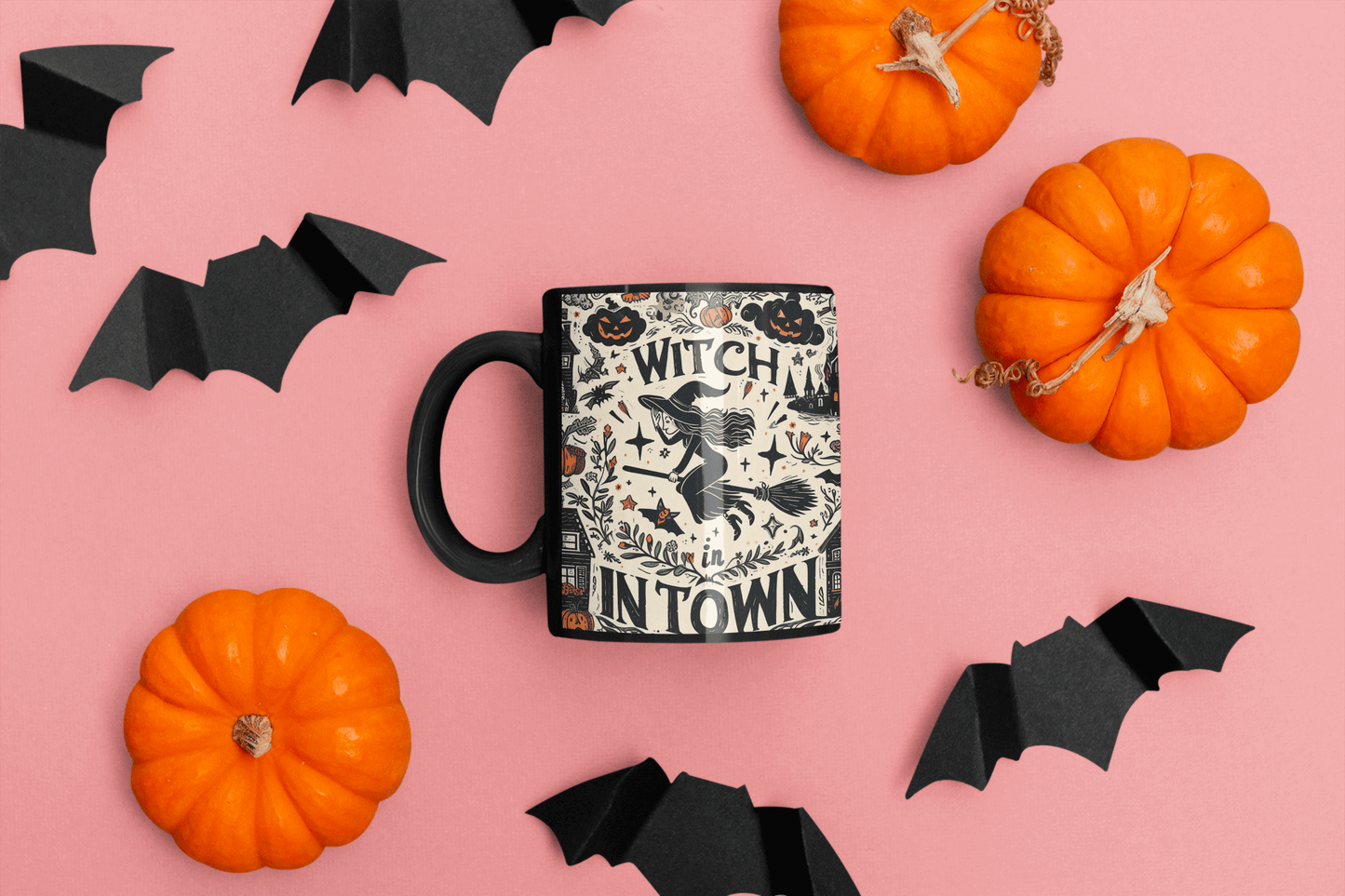 Witch in Town Mug